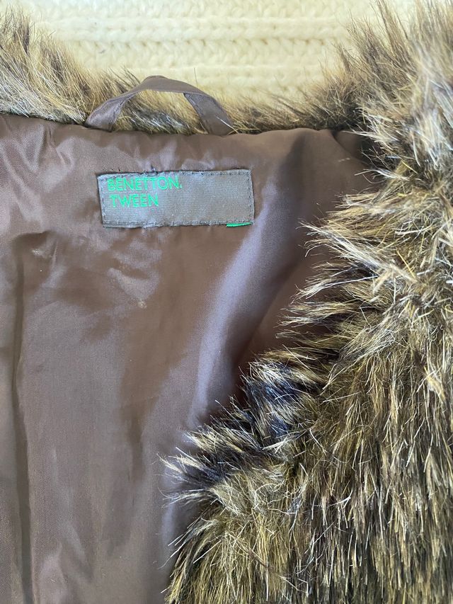 Chaleco pelo niña Benetton