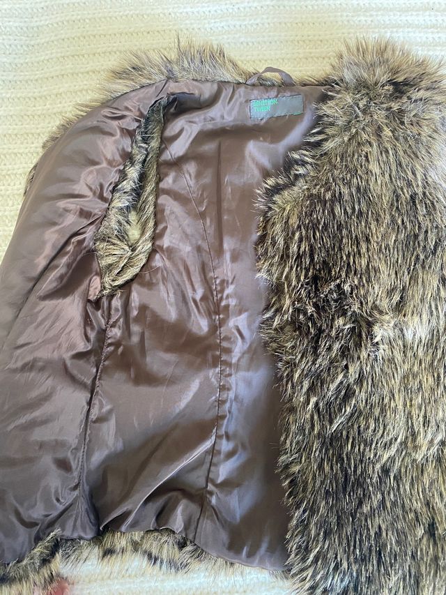 Chaleco pelo niña Benetton