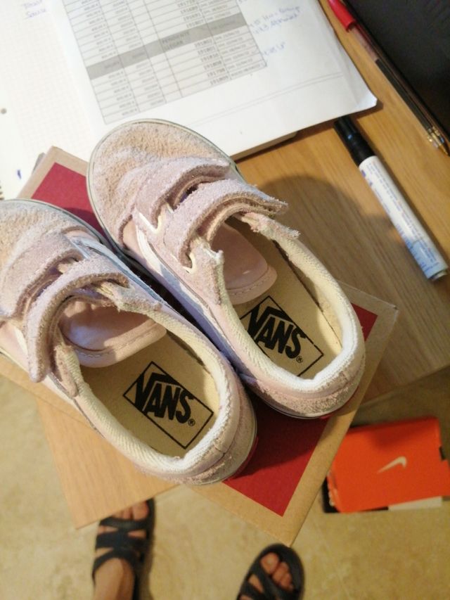 zapatillas VANS para niña talla 25