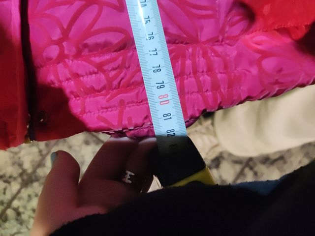 abrigo desigual talla 11/12 ....