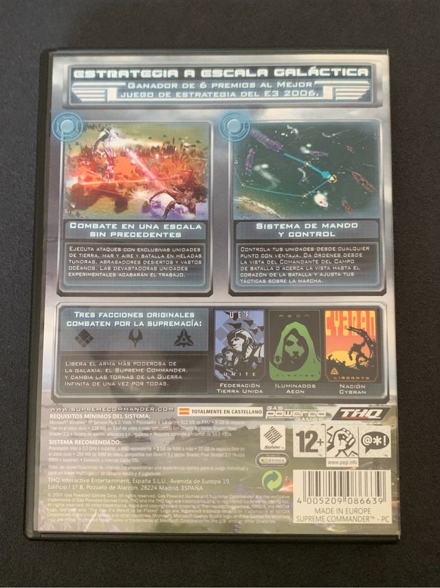 Juego PC SUPREME COMANDER