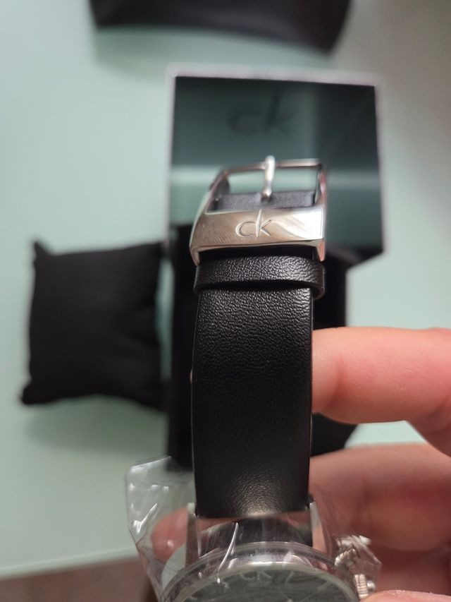 Reloj Calvin Klein  crono cuarzo movimiento Suizo