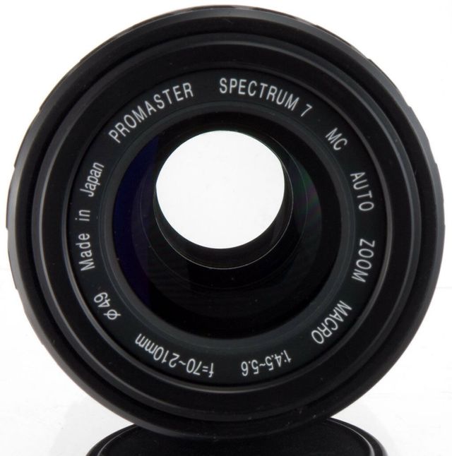 LENTE MANUAL PROMASTER SPECTRUM 7, 70-210mm ZOOM..