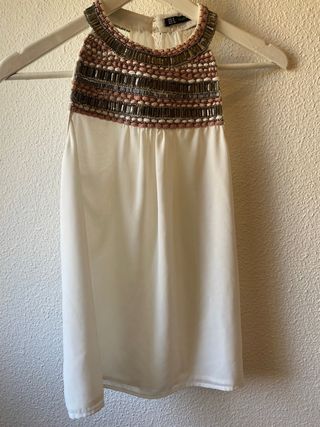 Camisa cuello halter de Zara de segunda mano por 5 EUR en Beniparrell en  WALLAPOP