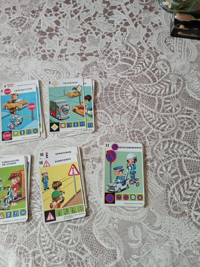 Juego de cartas para niños Señales de Tráfico