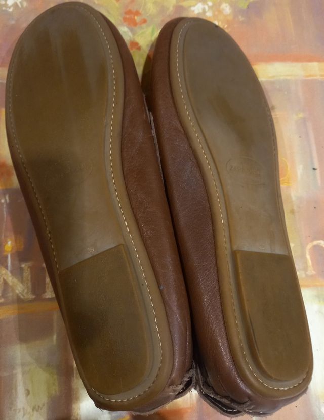 Mocasines piel 100% n⁰ 38 de Zara Home.
