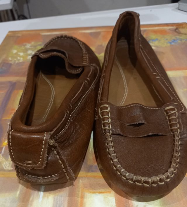 Mocasines piel 100% n⁰ 38 de Zara Home.