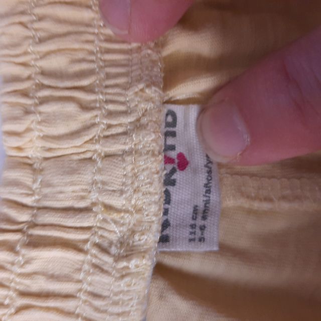 pantalon corto niña tuc tuc 5 años