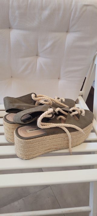 Sandalias esparto Pull \u0026amp; Bear de segunda mano por 10 EUR en Málaga en  WALLAPOP
