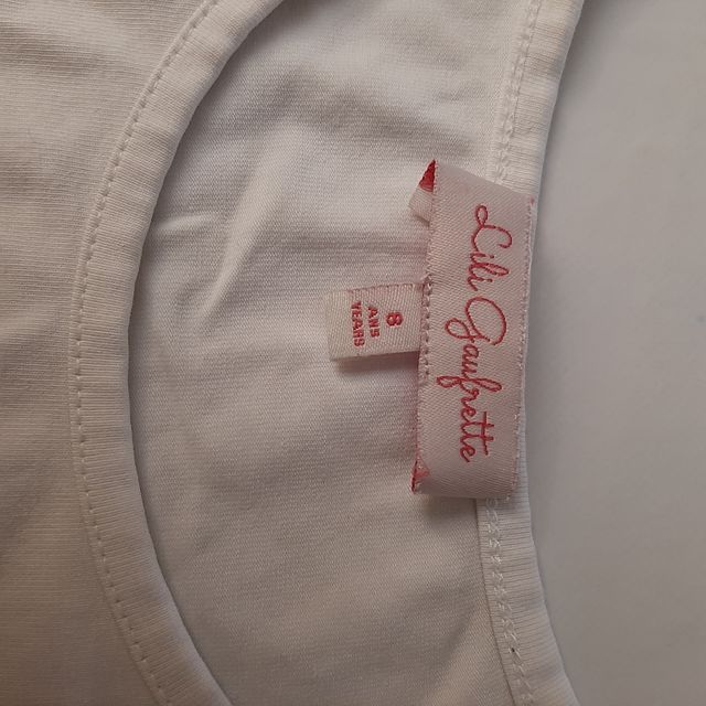camiseta niña Lili gaufrette. talla 8 años