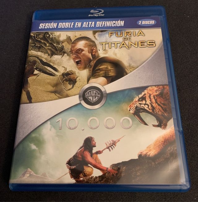2 Blue-ray FURIA DE TITANES y 10.000