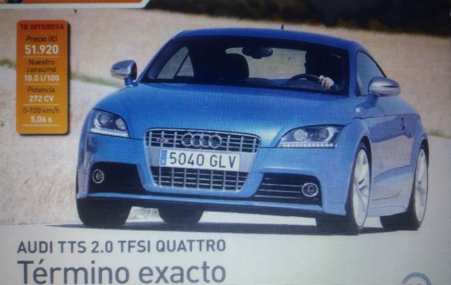 Pruebas Audi TT MK2 de revistas