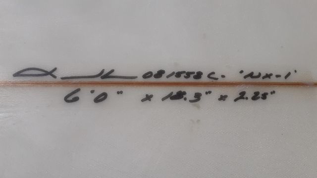 tabla de surf 6'0" John Carper