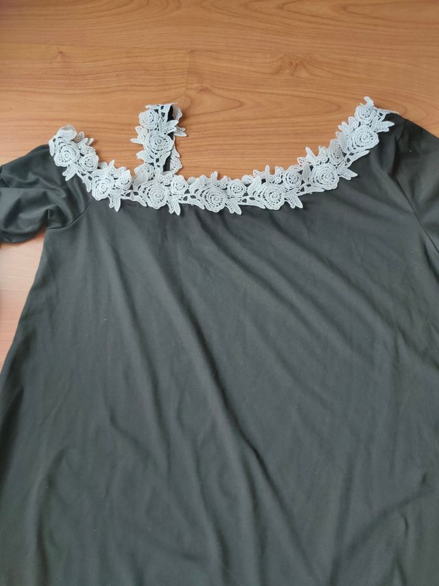 vestido negro talla 46