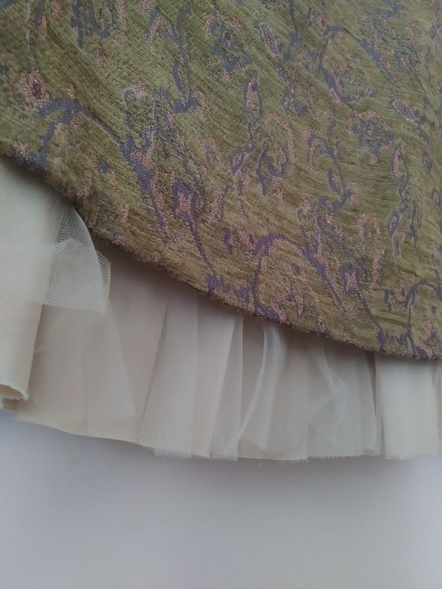 Falda Elegante Tul y Encaje