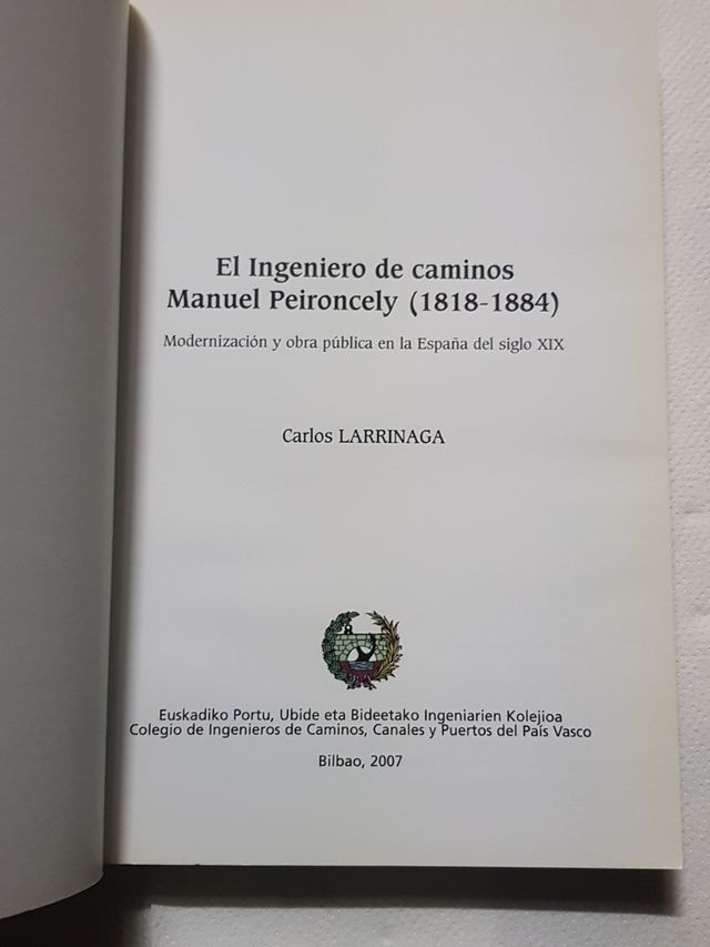 El ingeniero de caminos Manuel Peironcely