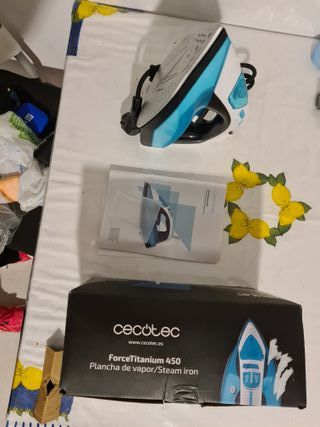 Plancha de Vapor Cecotec Force Titanium 450 de segunda mano por 15 EUR en  Ontinyent en WALLAPOP