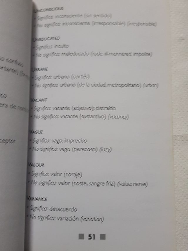 Las trampas del inglés