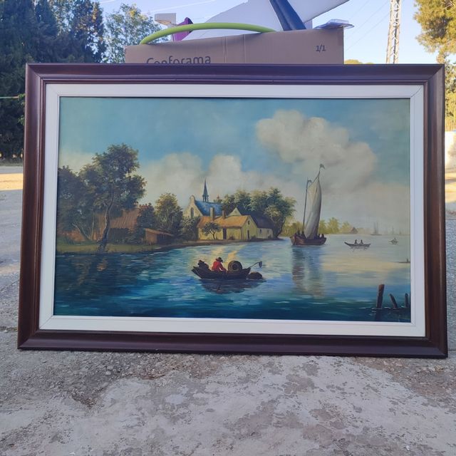 Lienzo. Cuadro. Pintura. Pintado por Luis Calvo