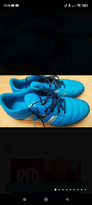 Botas de fútbol Adidas de segunda mano en Alcalá de Guadaíra en WALLAPOP