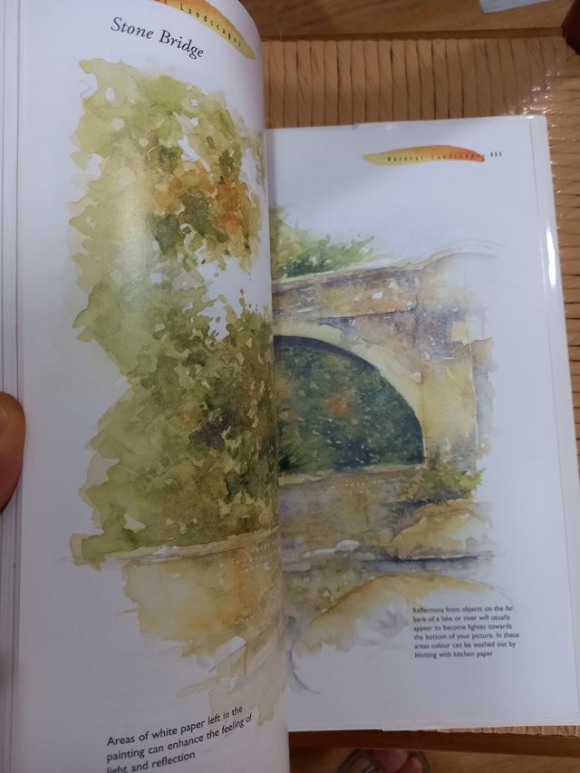 libro pintura a la acuarela