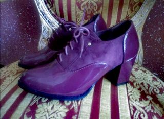 Botines Granates De Charol Con Lazo De Terciopelo Gioseppo | Querolets |  Querol