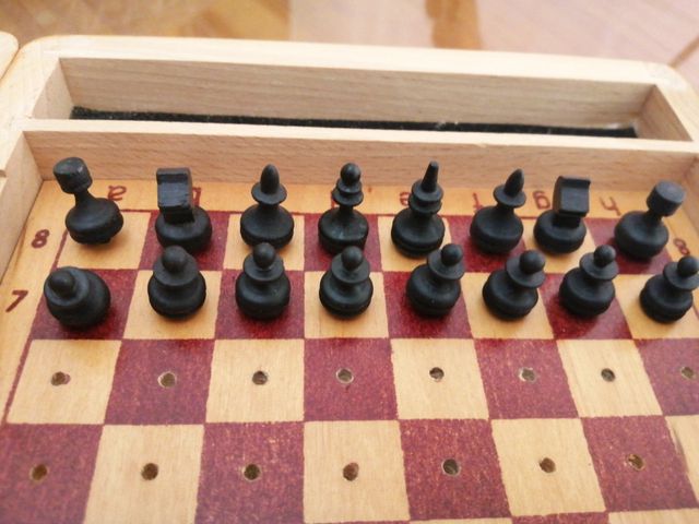 ajedrez de viaje, artesania