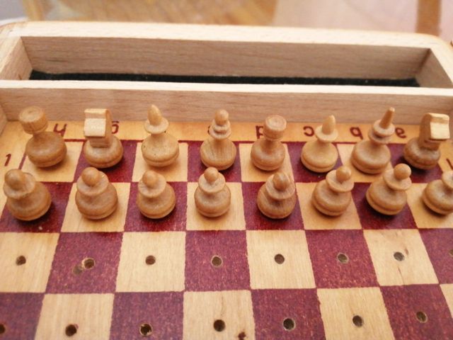 ajedrez de viaje, artesania
