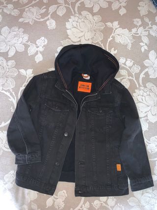 Cazadora vaquera negra de De mezclilla para Hombre de Zara | FASHIOLA.mx