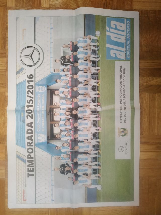 Periódico Leganés Primera división
