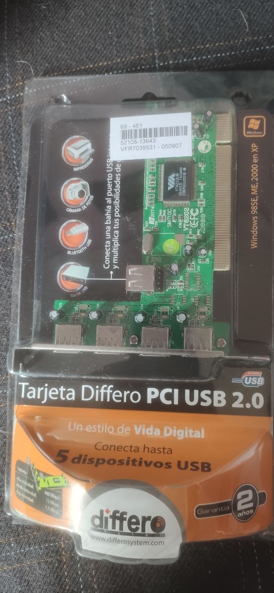 tarjeta usb