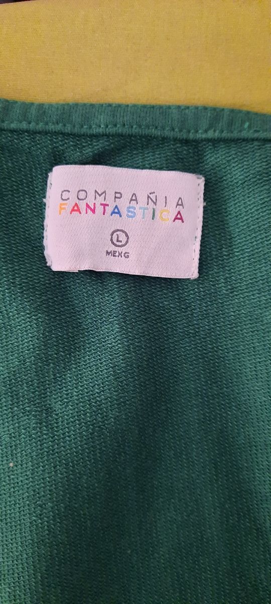 Vestido verde. Compañía Fantástica. Talla L