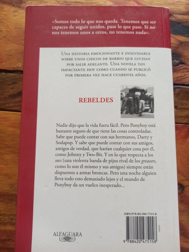 Rebeldes. Susan E. Hinton