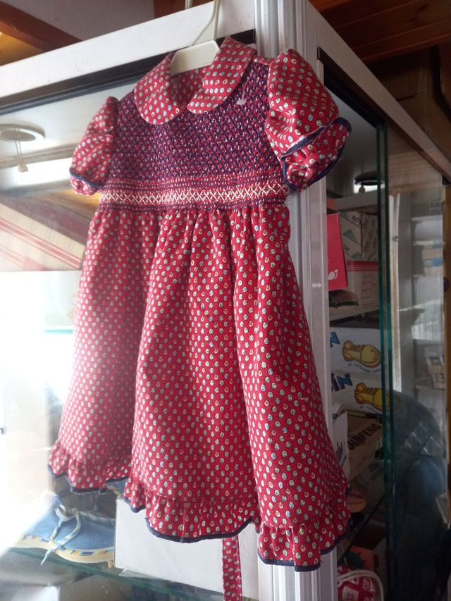 vestido a estrenar nido de abeja