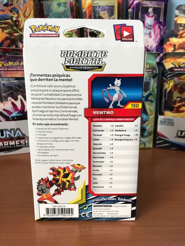 Baraja Tematica Pokemon MEWTWO