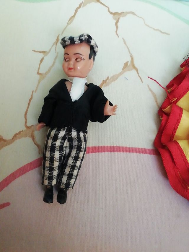 pareja de muñecos vintage