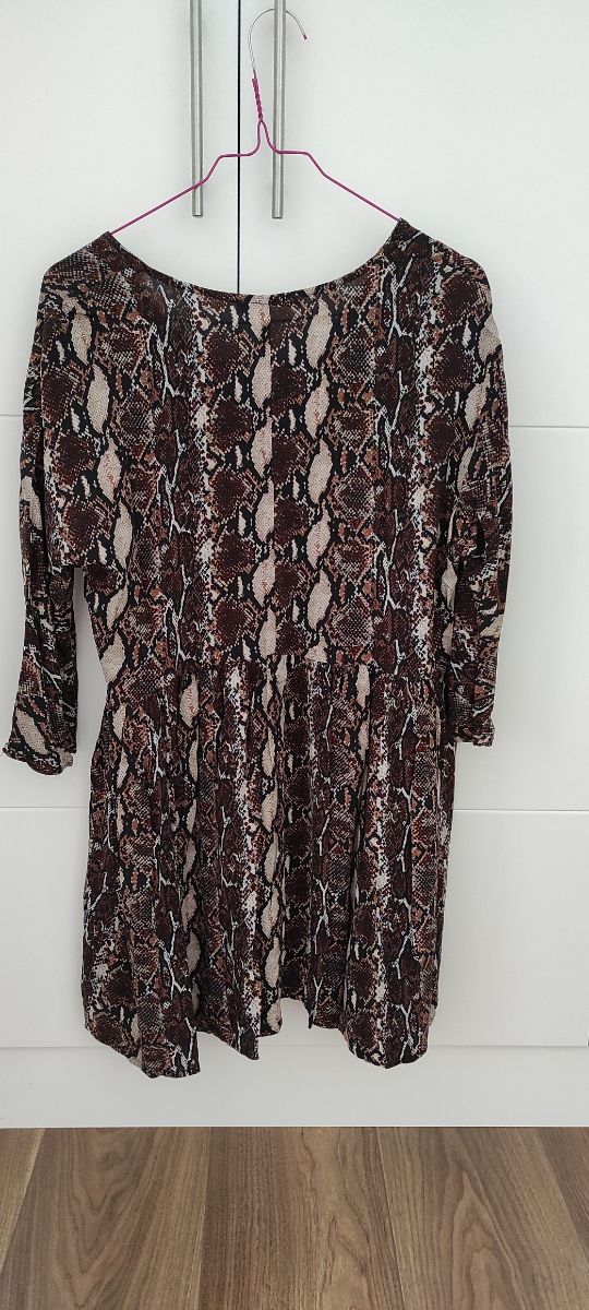 vestido estampado leopardo talla S