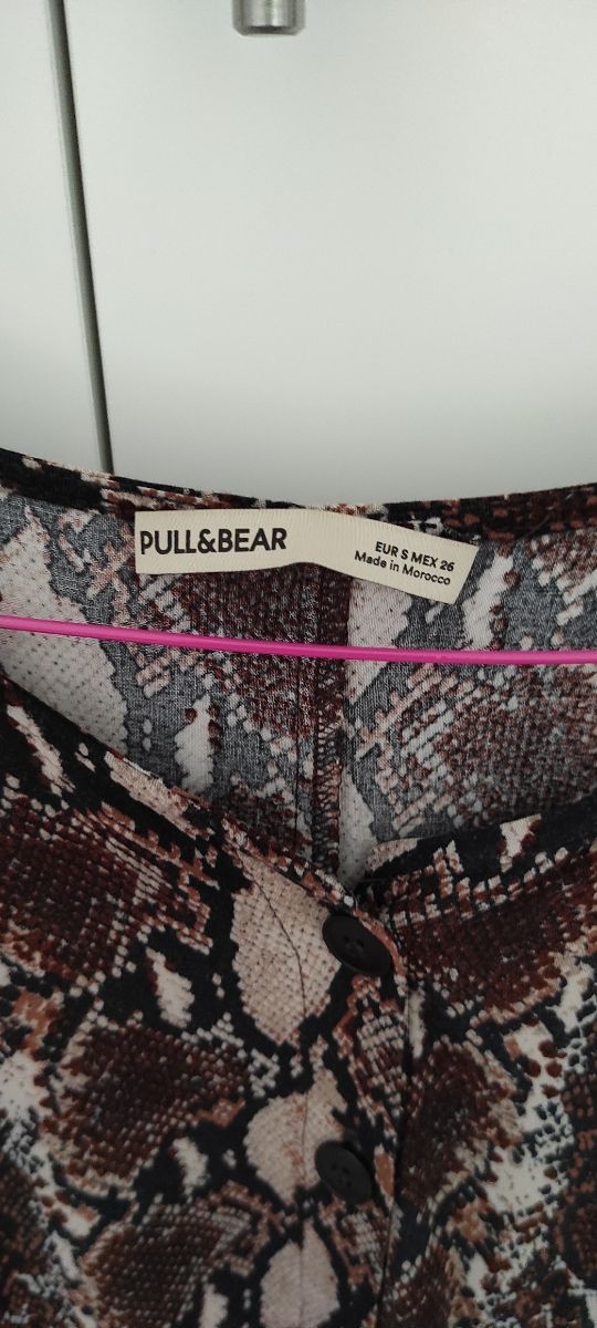 vestido estampado leopardo talla S