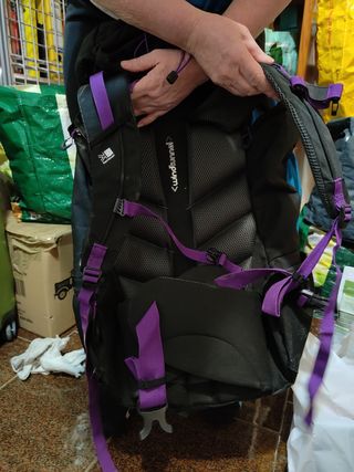 Mochila para camino de Santiago de segunda mano por 30 EUR en Madrid en  WALLAPOP