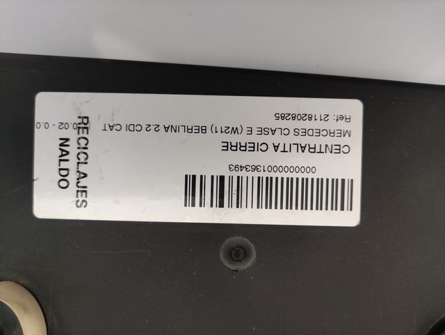 Centralita cierre Mercedes clase E