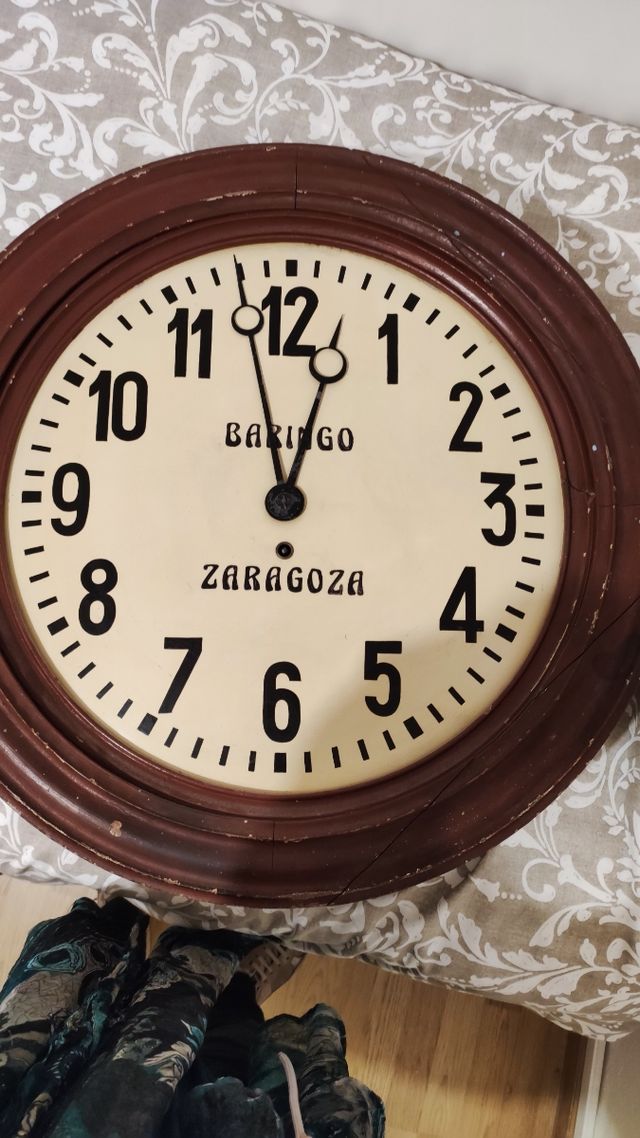 ocasión reloj antiguo de estacionn zaragoza