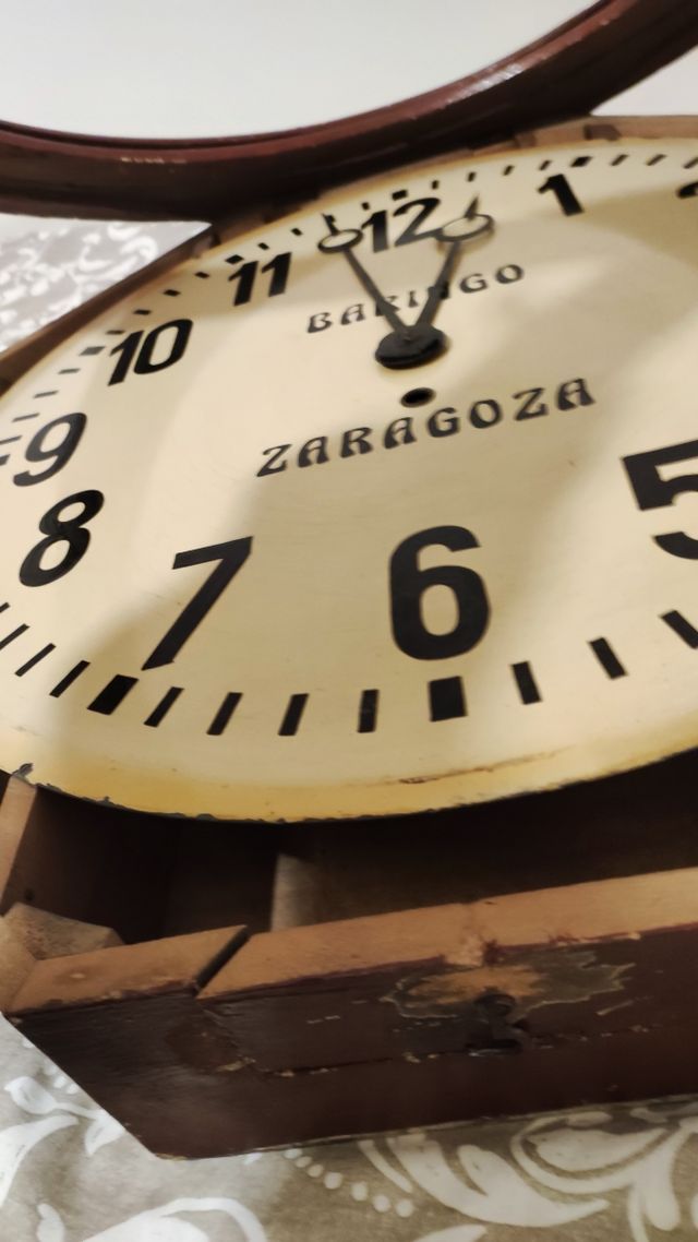 ocasión reloj antiguo de estacionn zaragoza