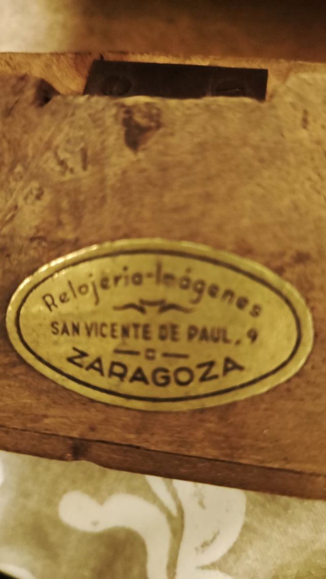 ocasión reloj antiguo de estacionn zaragoza