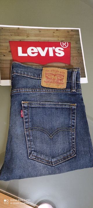Levis 510 w34 L32 de segunda mano por 25 EUR en Albacete en WALLAPOP