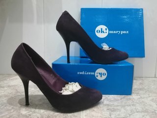 Zapatos tacón fino marypaz 38 de segunda mano por 4 EUR en Salamanca en  WALLAPOP