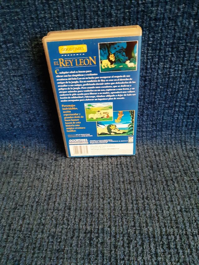 cinta de vídeo El rey León!!! (original)