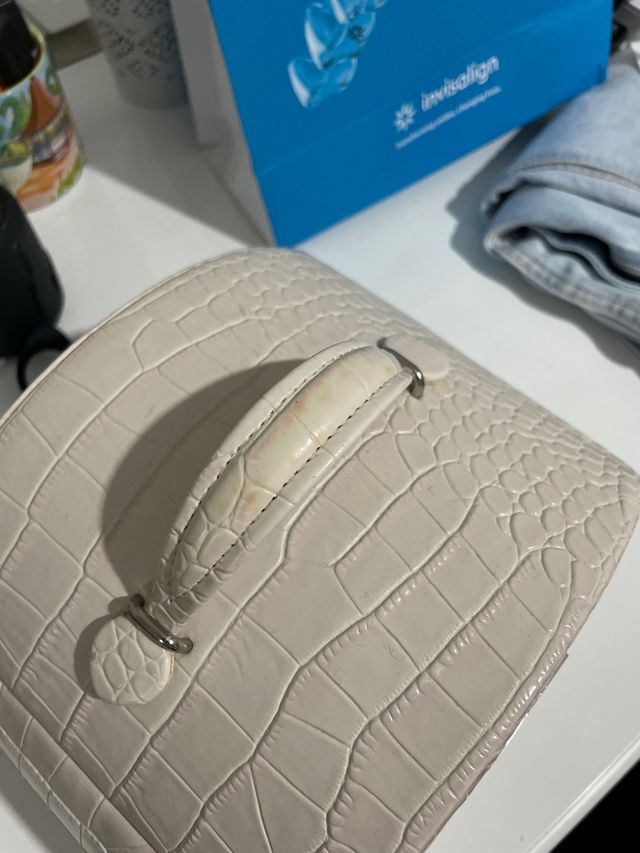 Joyero rosa palo de piel 