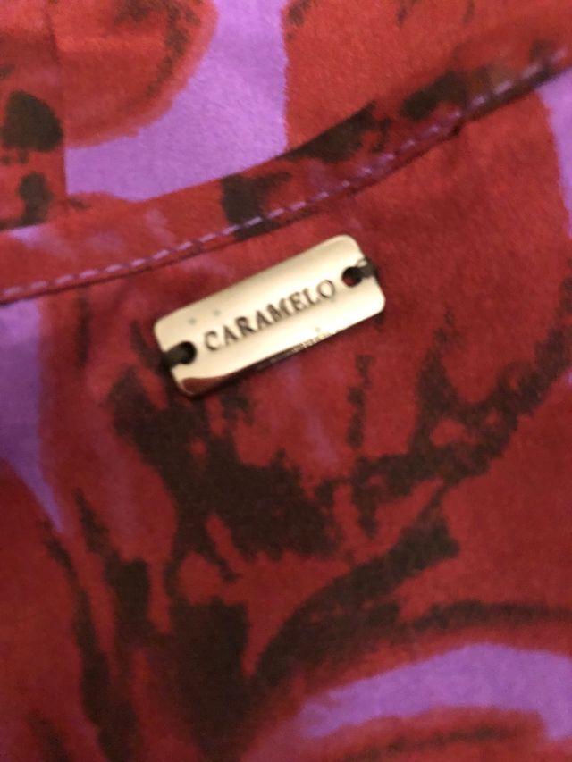 Blusa seda marca Caramelo T m