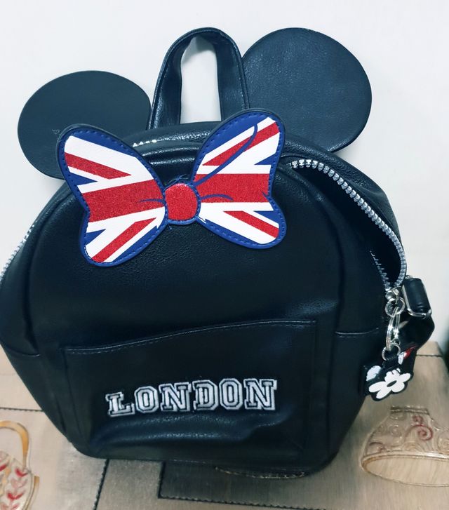 Mochila de cuero de Disney 