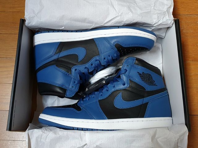 Air Jordan 1/I Dark Marina Blue White 44eu